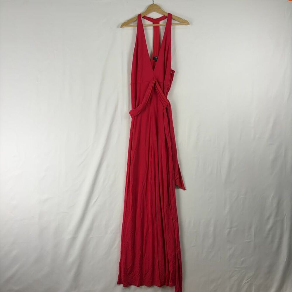 ABS Allen Schwartz Deep V-Neck Gown